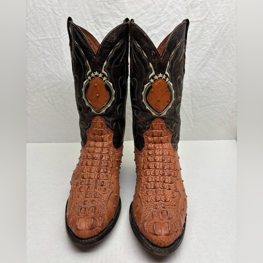 Águila Real Men's Exotic leather Cowboy Boots SZ 7.5